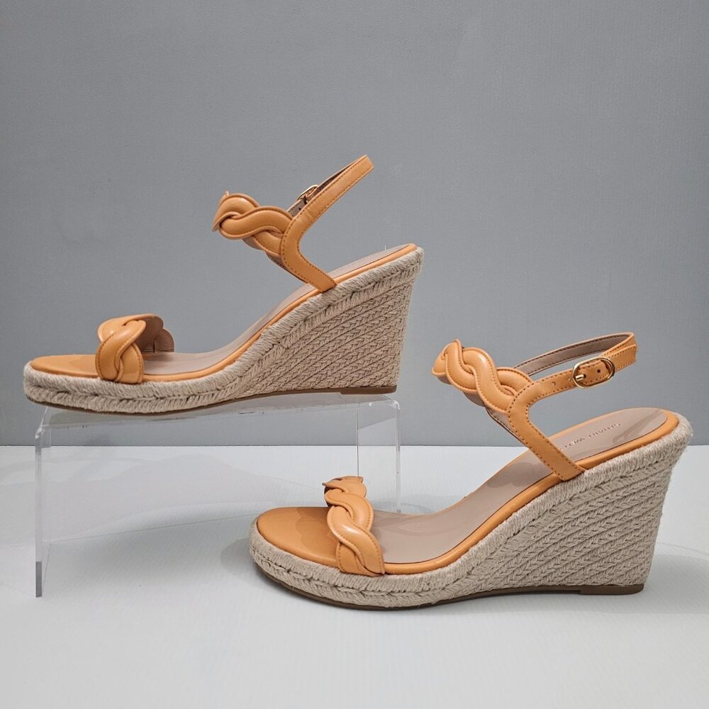 New Stuart Weitzman Twist Sandal Size 10 Mango Or… - image 2